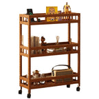 Kitchen multi-functional storage rack, crevice trolley, household living room mobile bathroom multi-layer floor-standing storage