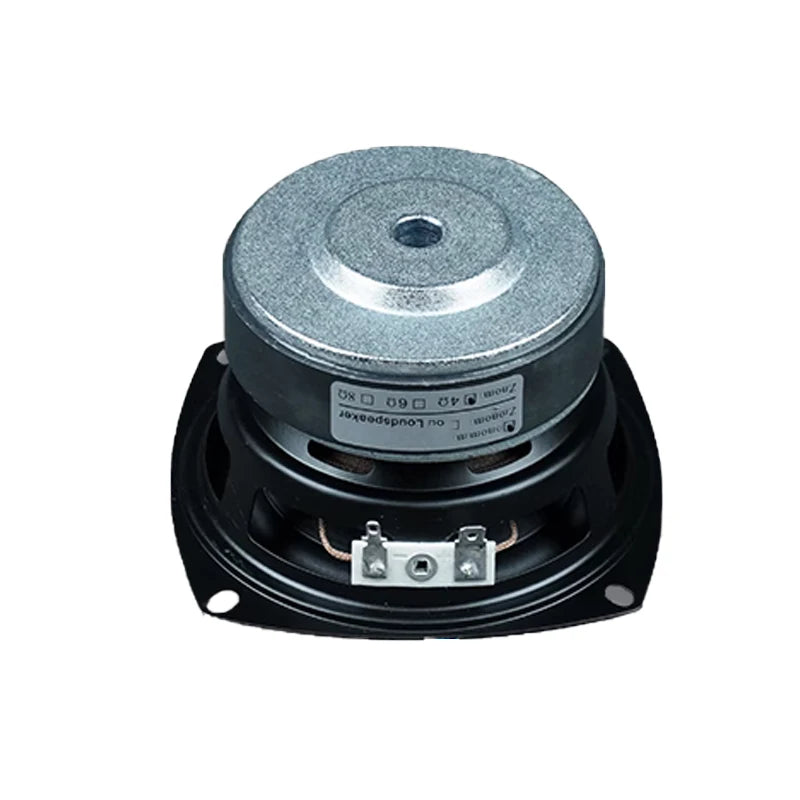 1Pcs 4 Inch Subwoofer Speaker 4/8 Ohm 100W Woofer Square/Round Deep Bass Long Stroke Loudspeaeker DIY Bluetooth Speakers