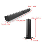 20W Bluetooth Speaker with Foldable Split Design - Ideal for TV or PC Soundbar Box Caixa Do Somdo som