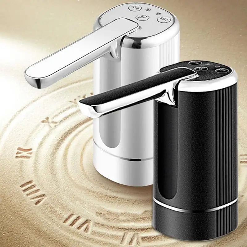 Foldable bottled water pump Rechargeable Multifunctional Drinking Water Pump Button Control Portable Electric Water Dispenser