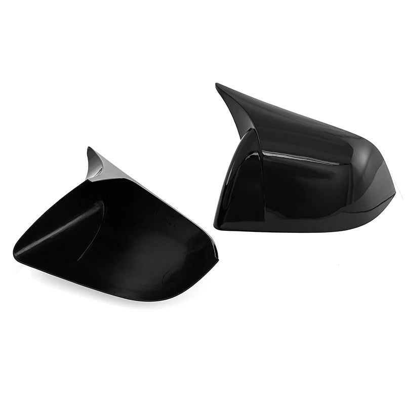 Rearview Mirror Cover Sticker For Tesla Model Y 2020-2023 Glossy Black Side Wing Mirror Cap Case Trim External Car Accessories