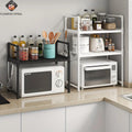 1 Set Of Multifunctional Thickened Household Kitchen Microwave Storage Rack, Microwave Seasoning Storage Rack