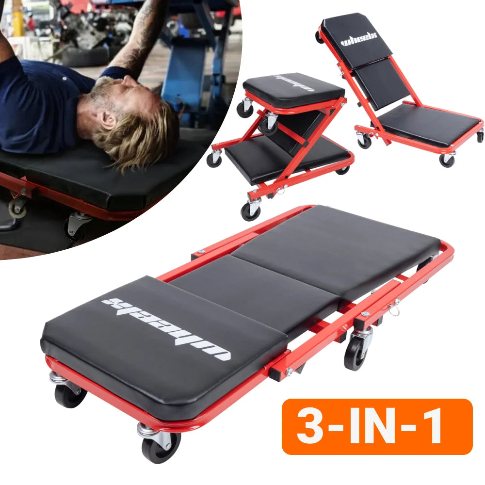 Foldable Garage Creeper Z Seat