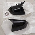 Rearview Mirror Cover Sticker For Tesla Model Y 2020-2023 Glossy Black Side Wing Mirror Cap Case Trim External Car Accessories