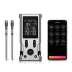Wireless Meat Thermometer Digital Bluetooth Food Thermometer 2 Probe with LCD Display for Grill, Smoker, Air Fryer, Rotisserie