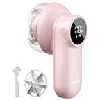 coldSky Electric Lint Remover Rechargeable Lint Remover Clothes Sweater Defuzzer Intelligent Digital Display Lint Shaver Trimmer