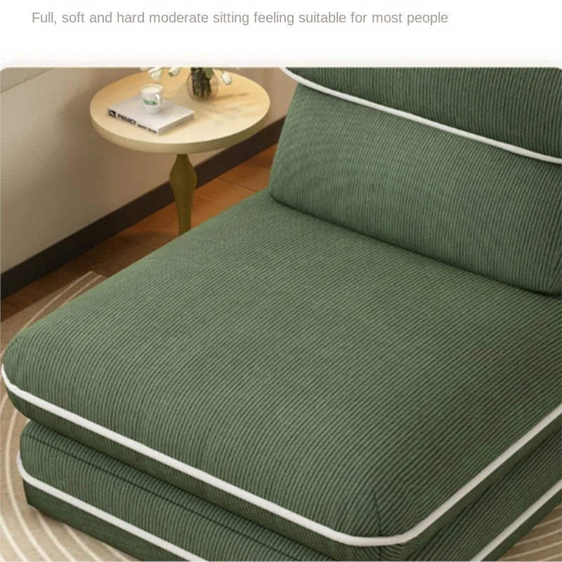 X&D New Comfortable And Lightweight Lazy Sofa Small Folding Sofa Bed Multi-color Reclining Tatami Living Room Double Floor Sofa