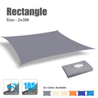Waterproof Sun Shelter Sunshade Protection Shade Sail Awning Camping Shade Cloth Large For Outdoor Canopy Garden Patio 40%OFF