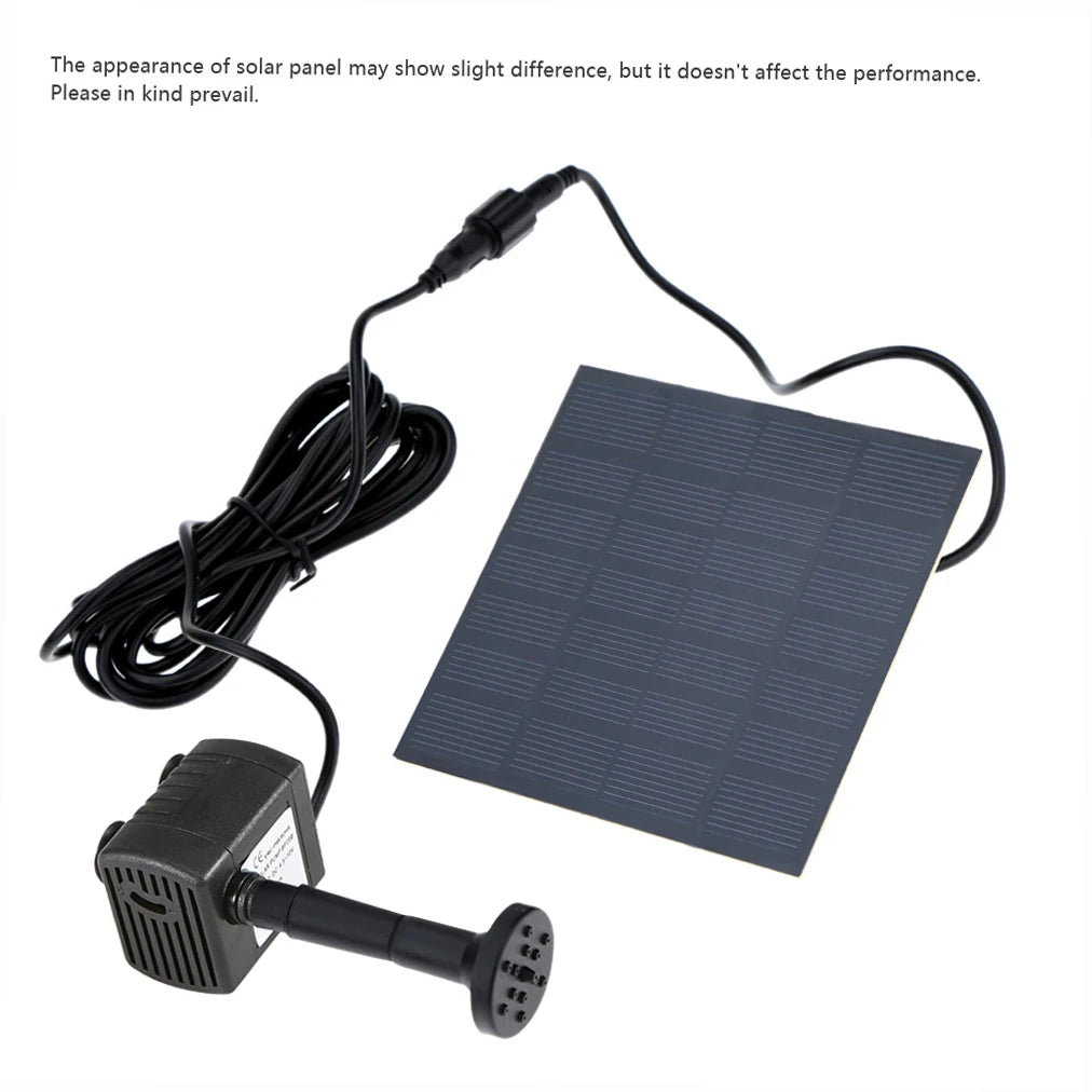 Decdeal Solar Powered Water Pump