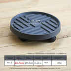 Flower Pot Stand Trays With Wheels Multifunctional Flower Disc Base Durable Movable Round Square Bonsai Plants Trays Home Decor