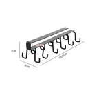 Household for Cabinet,Kitchen,Bar Metal Punch-free Cabinet Hook Mug Hook Rack Kitchen Organizer Hanging Cup Holder