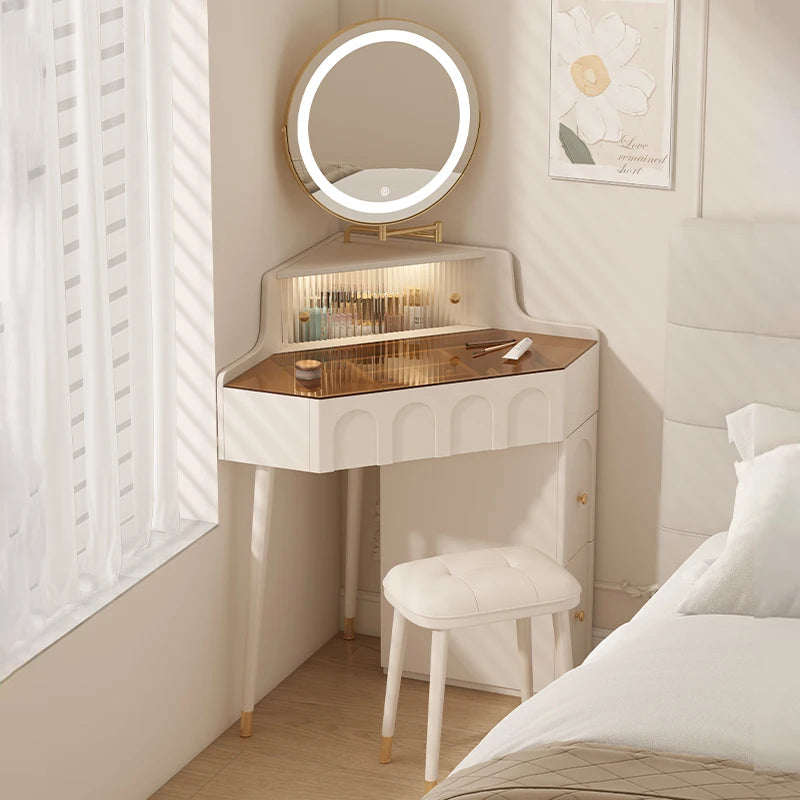 Luxury Makeup Dressing Table Bedside White Chair Modern Dressing Table Study Comfortable Chep Coffee Wood Vestidores Furniture