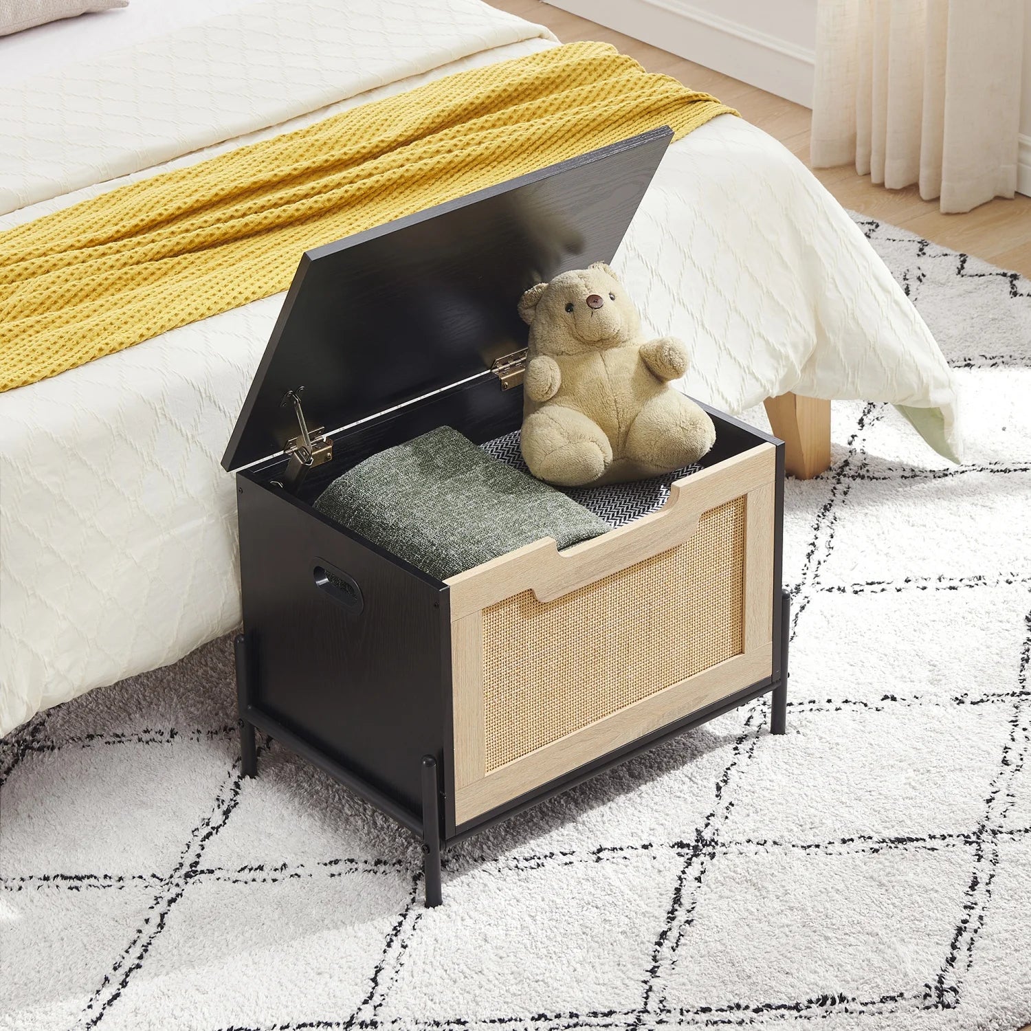 Entryway Bench with Storage Organizer Coffee Table with Storage Chest Trunk Entryway Cabinet Storage Bench for Bedroom