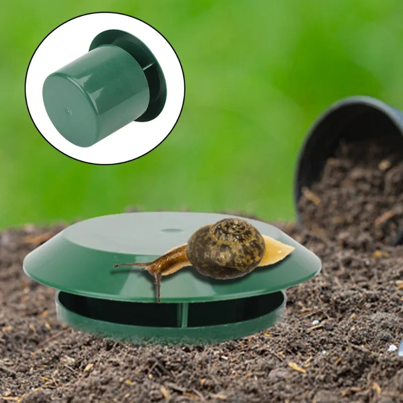 Snail Trap Catcher Garden Slug Cage Reusable Pests Bait Station Tools Reject Pest Repeller Snail Trap Snail Cage Farm Protector