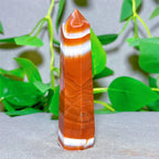 Carnelian Tower Crystal Natural Stone Quartz Home Decoration Minerals Reiki Craft Gifts Energy Healing Meditation Spiritual Love