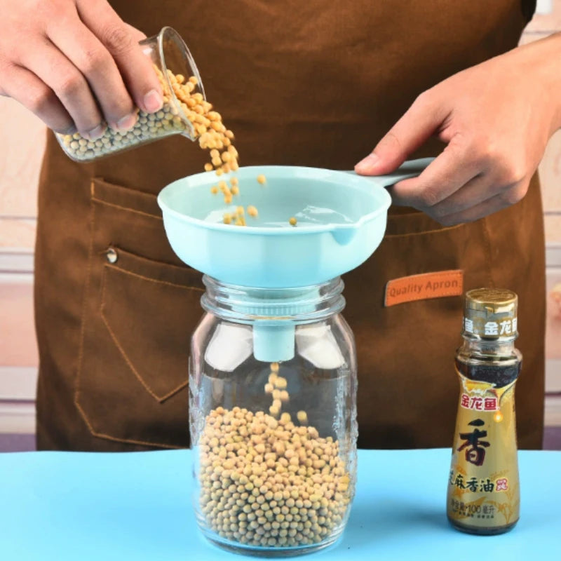 Large Diameter Kitchen Funnel -  Ideal for Cooking, Camping, and Travel Essentials, Perfect for Spices, Nuts, and Small Items