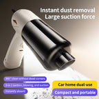 1pc Powerful 4000Pa Handheld Vacuum Cleaner - Portable, Lightweight, and Cordless Design for Efficient Cleaning of Cars,  Homes