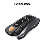 Key Case For Porsche Panamera Spyder Carrera Macan Boxster Cayman Cayenne 911 970 981 991 Smart Remote Key Case Fob Covers Bag