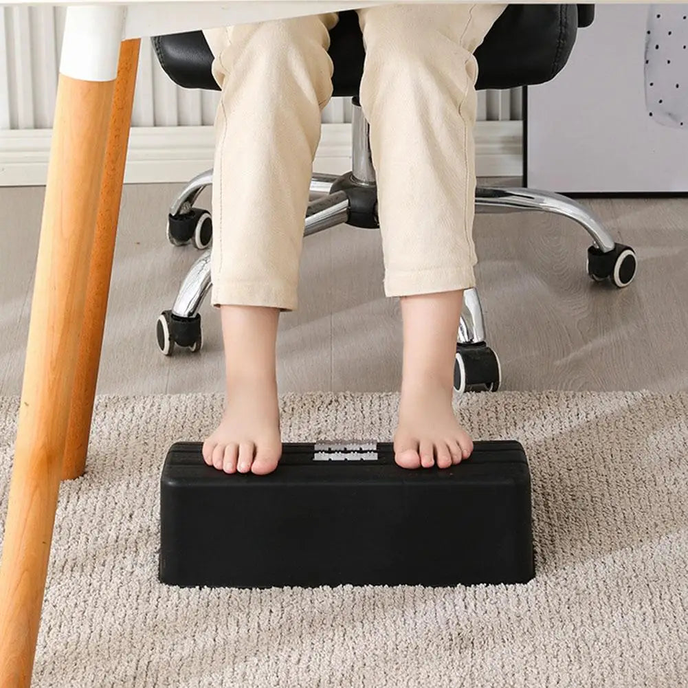 Desk Footrest Adjustable Under Foot Rest for Under Desk at Work with Massage Foot Stool Under Desk 5 Height Position Adjustment