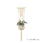 Hanging Plant Handmade Macrame Plant Hanger Flower Pot Planter Hanger Wall Decor Courtyard Garden Hanging Planter Hanging Basket