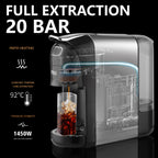 20bar Capsule Coffee Machine Is Compatible with A Variety of Capsules Home Capsule Coffee Machine Can Use Coffee Powder