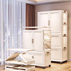 Modular Cheap Wardrobe Drawers Filing Simple Cabinet Dining Display Minimalist Makeup Wardrobe Nordic Baby Ropero Home Furniture