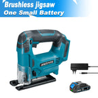 Brushless Jigsaw Electric Jig with Saw Blade Multi-Function Woodworking Power Tool Adjustable Woodworking for Makita 18V Battery