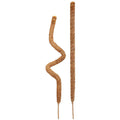 80cm Bendable Coco Coir Moss Pole Plant Cage Climbing Pole Plant Support Extension for Monstera Plant To Grow Upward Garden