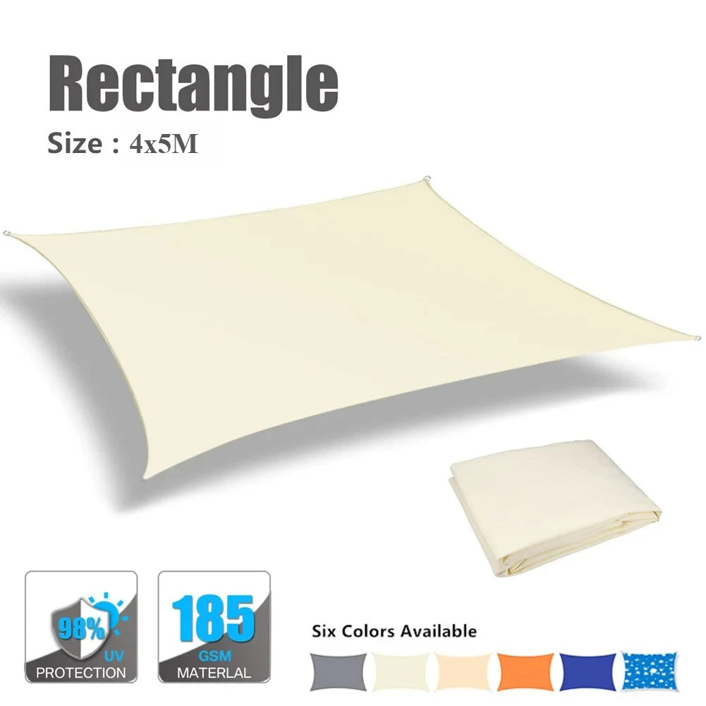 Waterproof Sun Shelter Sunshade Protection Shade Sail Awning Camping Shade Cloth Large For Outdoor Canopy Garden Patio 40%OFF