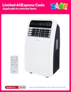 Shinco 8,000 BTU Portable Air Conditioner, AC Unit with Built-in Cool, Dehumidifier & Fan Modes for Room up to 200 sq.ft