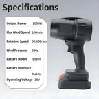 Violent Hair Dryer Turbine Fan for Cleaning Fallen Leaves, Computer Dust, Snow and Sand. Powerful Electric Blower (No Battery)