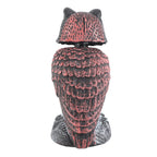 Garden Plastic Shake Head Owl Decor Lifelike Fake Owl Model Ornament for Outdoor Garden Decoration
