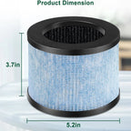 4Pcs Air Cleaner Replacement Filter Compatible With For AROEVE MK01 MK06 DH-JH01 For Air Cleaner Parts Home Appliance Part