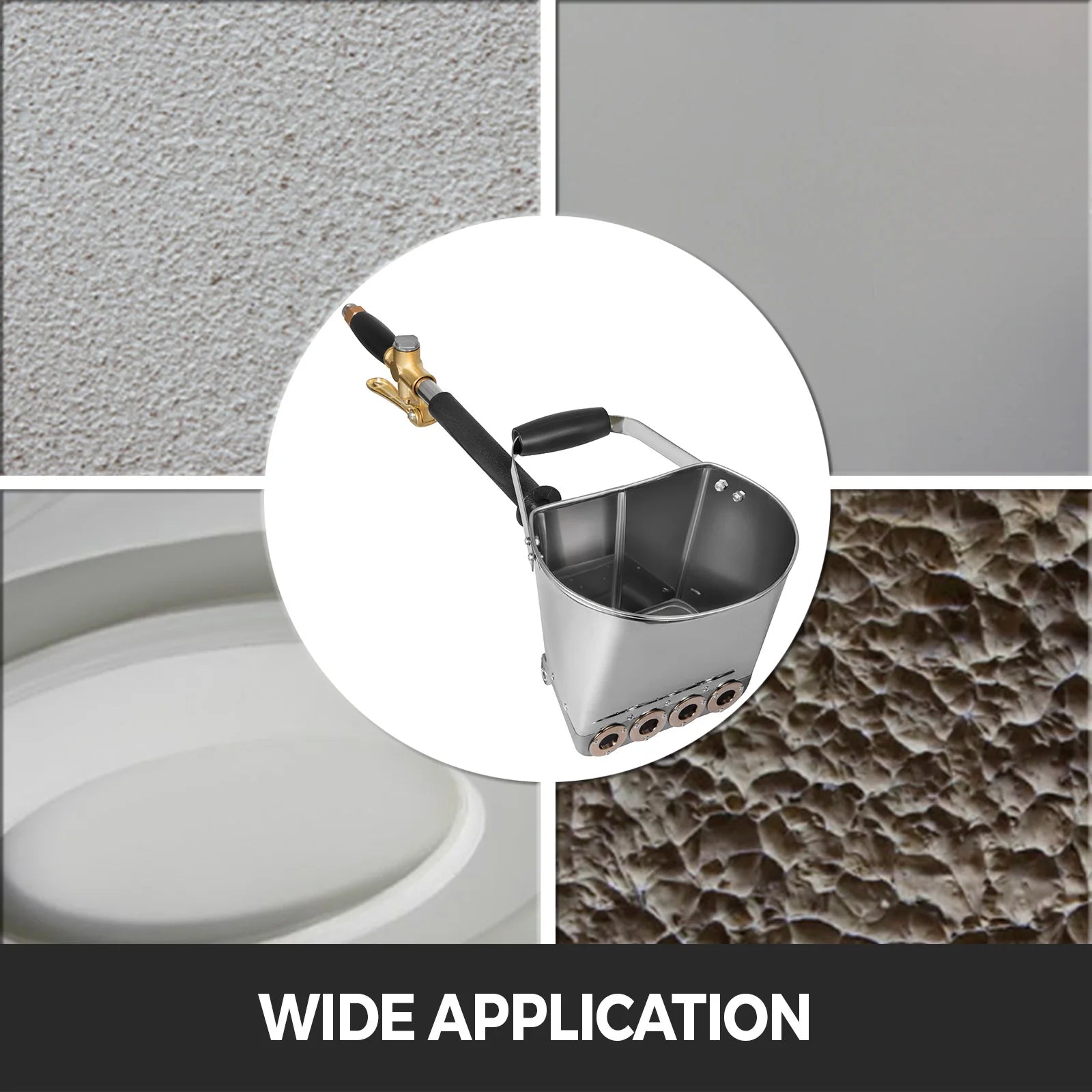 SucceBuy Spray Gun for Painting Walls Ceilings Cement Mortar Sprayer P