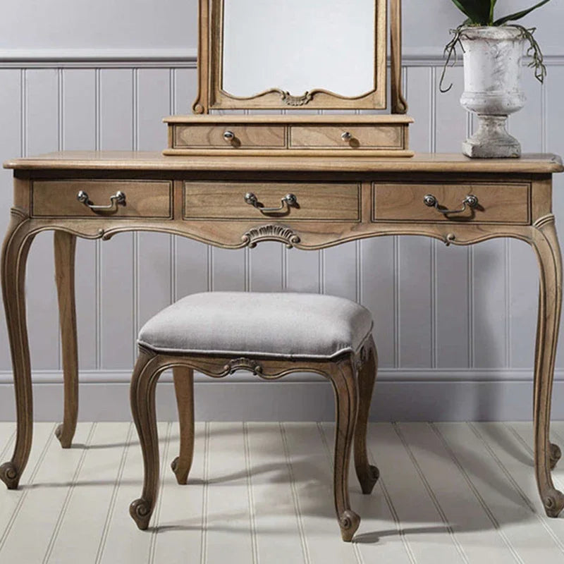 Organizer Modern Dresser Eithe Bedroom Stool Modern Women Wooden Dressing Table Makeup Study Service Schminktisch Home Furniture
