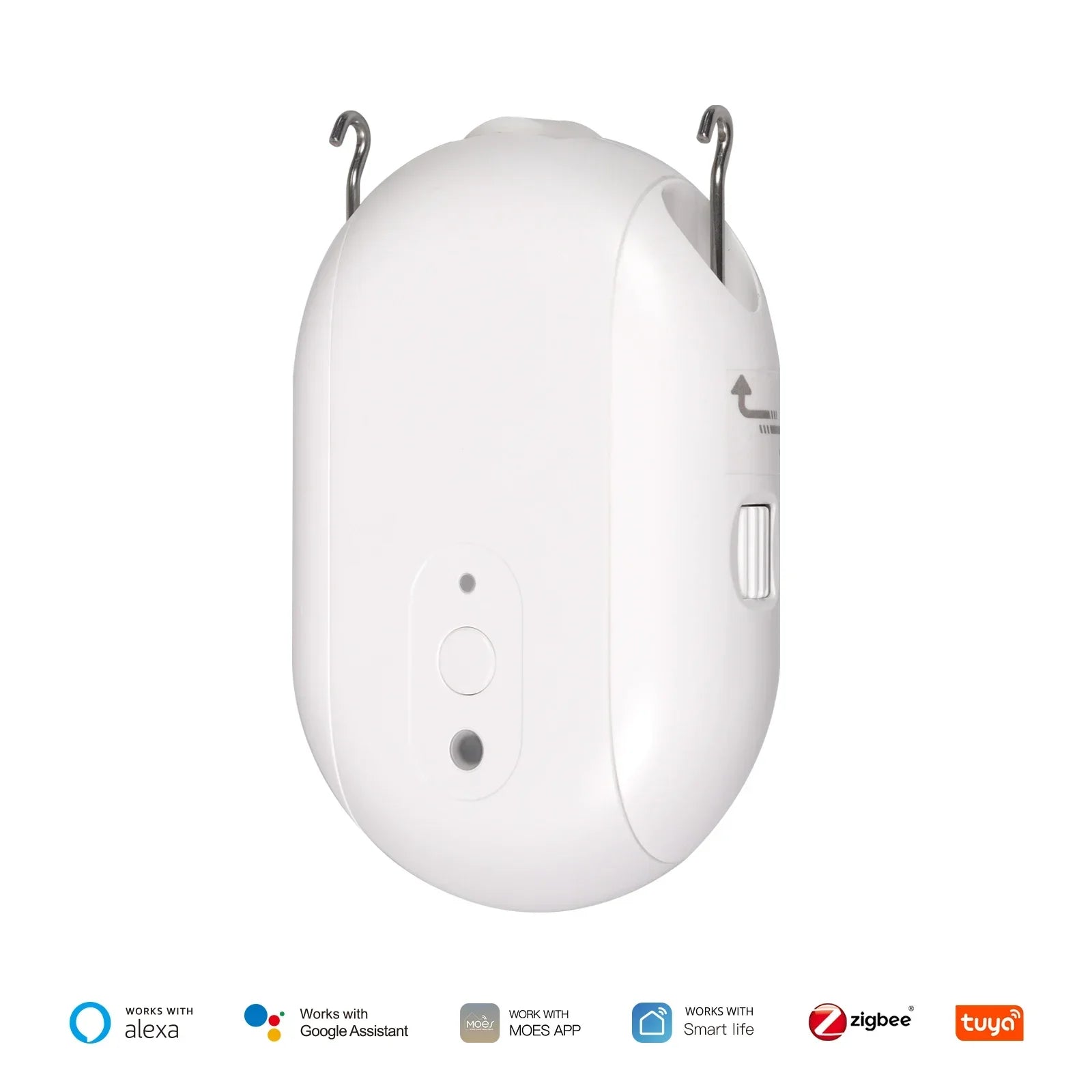 MOES Tuya ZigBee Smart Electric Curtain Robot Timing Auto Opener Closer Light Sensor App Remote Control Support Alexa GoogleHome