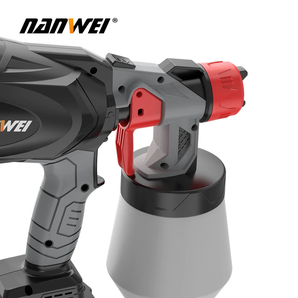 Nanwei Electric Spray Gun Paint Emulsion Paint Spray Gun Sprayer Household Lithium Electric Sprayer Disinfection spray Gun