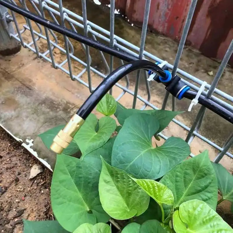 DIY 5~20M Universal Adjustable Atomizing Sprayer Misting System Kit For Lawn Garden Irrigation OD8mm Tube Garden Water Mister