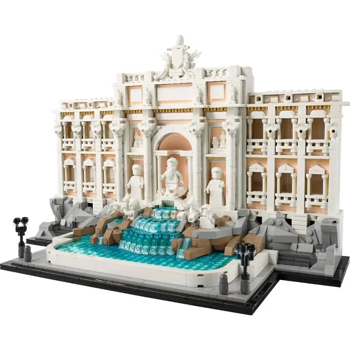 IN stock 1880Pcs MOC 21062 Trevi Fountain Of Roman Fontana   Building Blocks World  Street View Home Decor Gifts ﻿