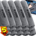 5/1PCS Super Car Cleaning Drying Cloth Microfiber Car Care Towel High Water Absorption Detailing Cloths Windows Mirrors Rags