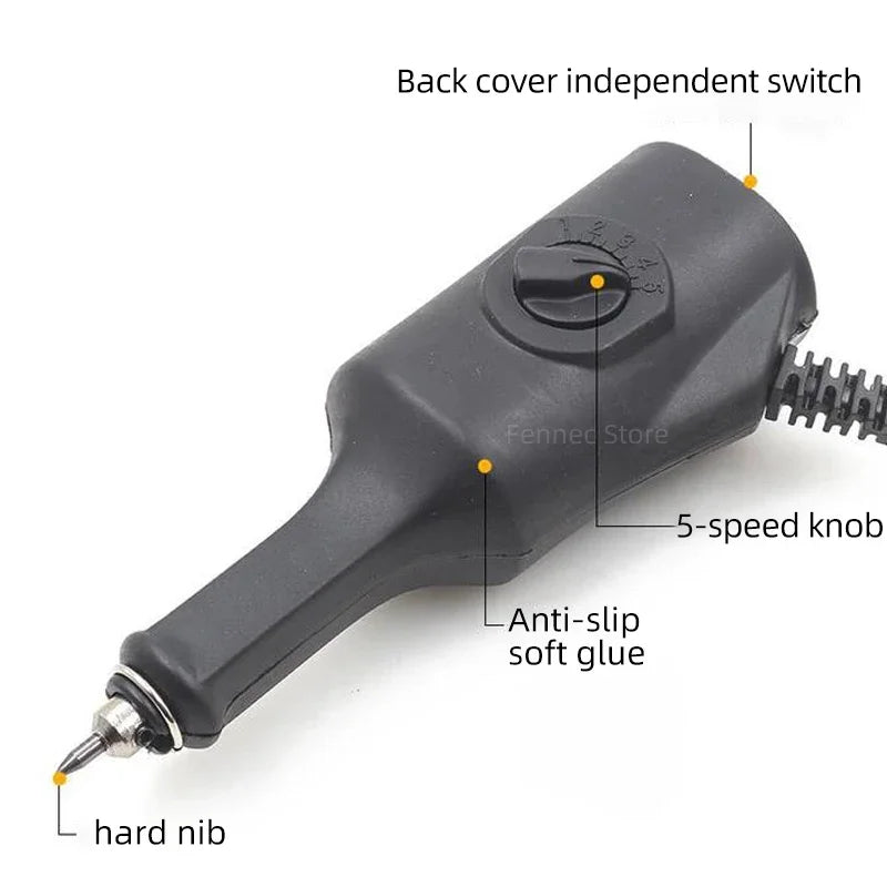 EU 220V Electric Engraver for Plotter Machine Wood Small Metal Woodmaking Depth Carving Tool Jewelry Carving Pen Lettering Pen