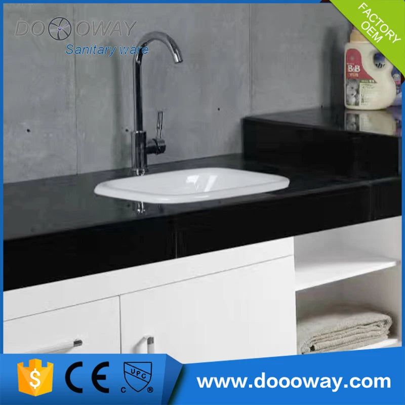Latest New Design Above Counter Philippines Ceramic Rv Kitchen Sink For Caravan RV