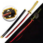 104cm Demon Slayer Bright Katana LED Light Sword Kimetsu No Yaiba Anime Cosplay Prop Real Size Japanese Katana Samurai Sabre