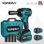 1000N.M Torque Brushless Electric Impact Wrench 1/2 inch Cordless Wrench Power Tool For Makita 18V Battery Pin