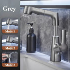 Bathroom Sink Faucet Lift Up Down Stream Sprayer Hot Cold Water Sink Mixer Wash Tap For Bathroom 360° Degree Rotation Tap