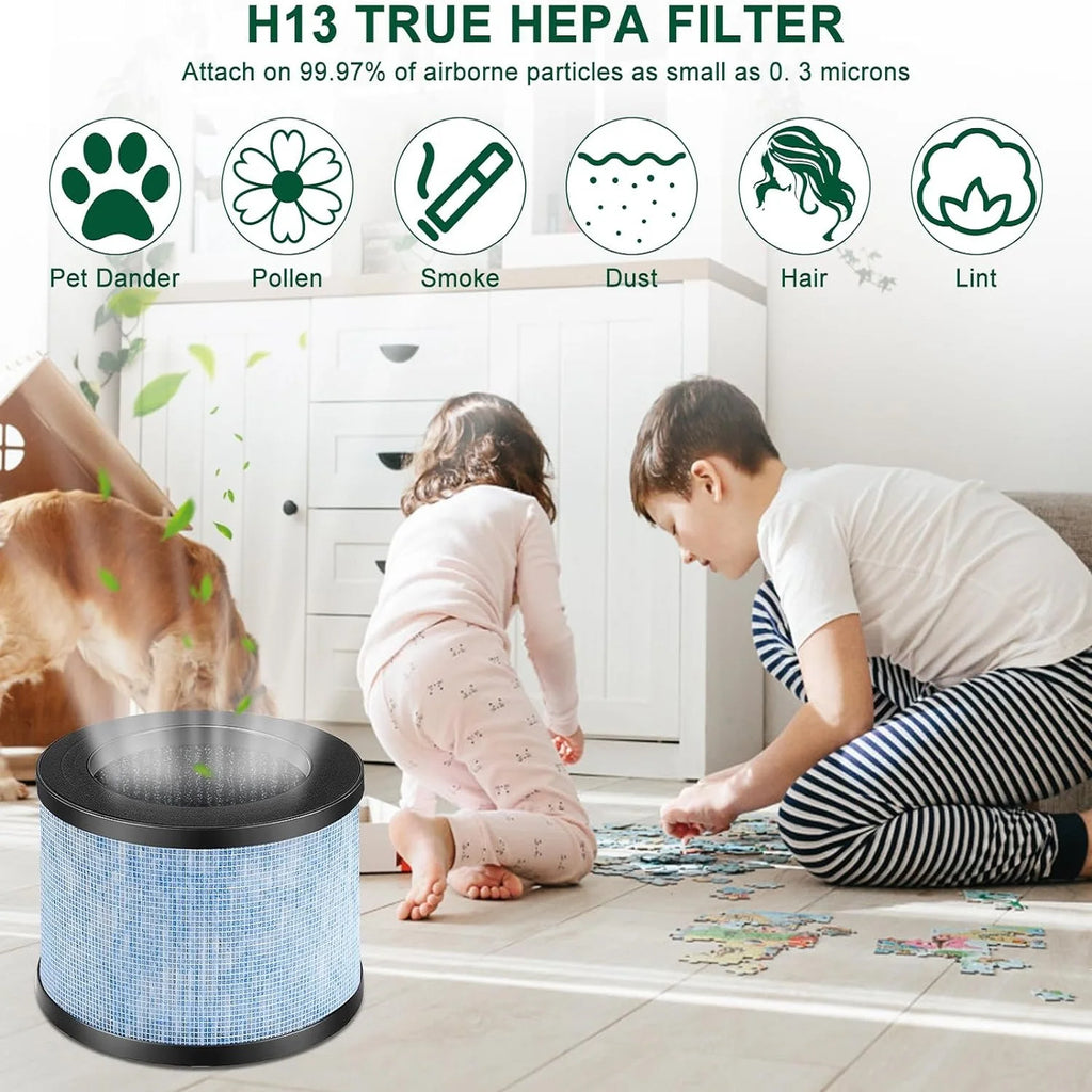 4Pcs Air Cleaner Replacement Filter Compatible With For AROEVE MK01 MK06 DH-JH01 For Air Cleaner Parts Home Appliance Part