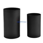 367A Kitchen Utensil Holder Black Plastic Storage Tableware Drying Canister