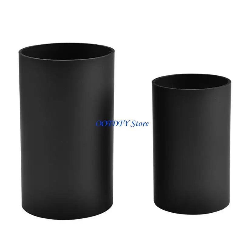 367A Kitchen Utensil Holder Black Plastic Storage Tableware Drying Canister