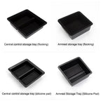 Central Control Storage Box for Tesla Model 3/Y/3+ Modely Juniper Center Console Organizer Tray Armrest Cubby Drawer Accessories