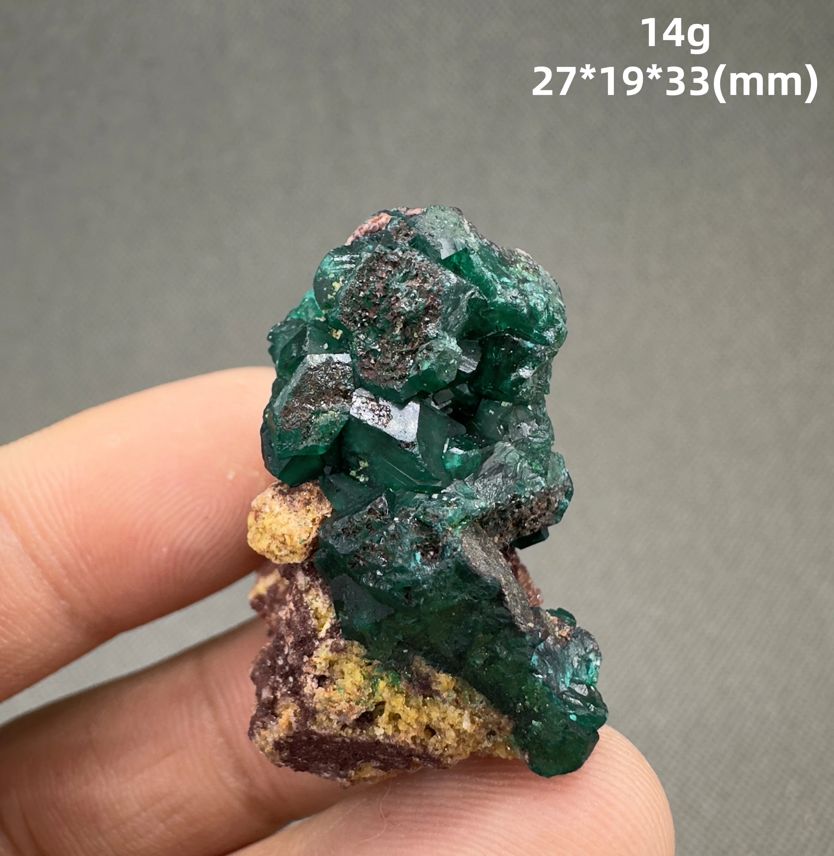 Natural Congo green Dioptase Mineral specimen + healing quartz crystals and stones rock gemstone